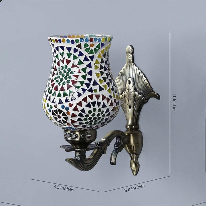 Buy Mandala Pied Wall Lamp - Multi at Vaaree online | Beautiful Wall Lamp to choose from