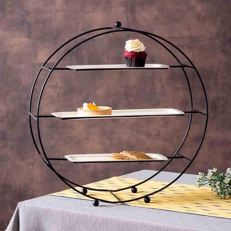 Buy Aura Buffet Organizer - Black Cake Stand from Vaaree