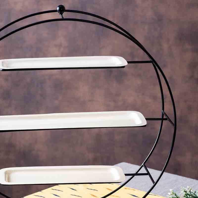 Buy Aura Buffet Organizer - Black Cake Stand from Vaaree