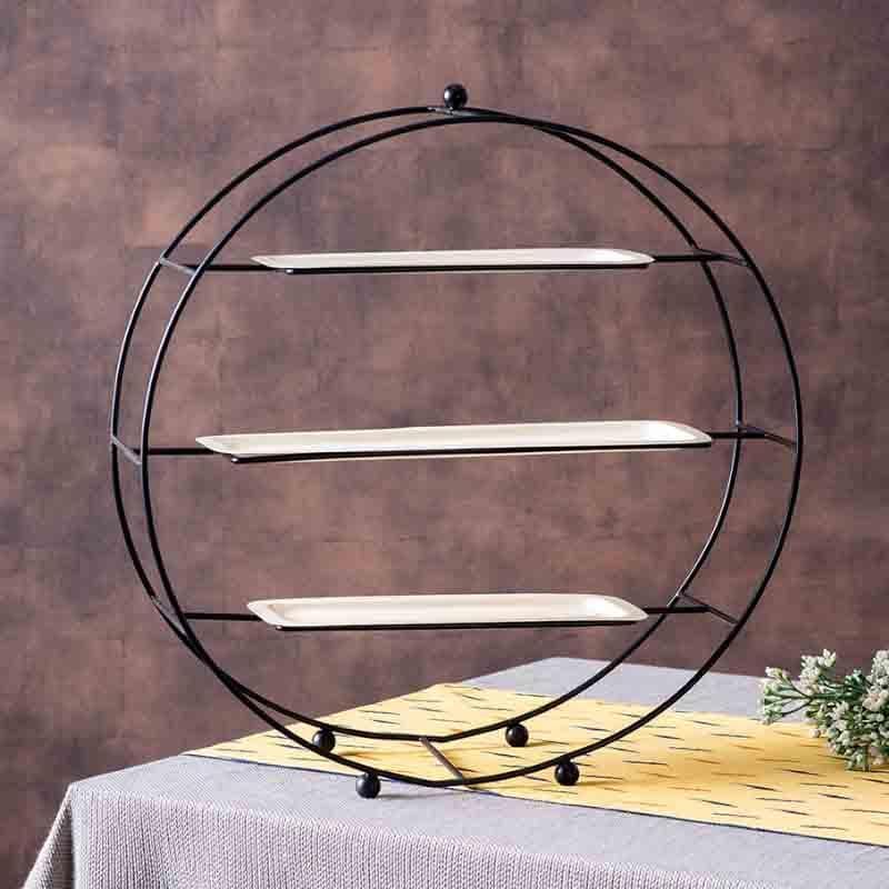 Buy Aura Buffet Organizer - Black Cake Stand from Vaaree