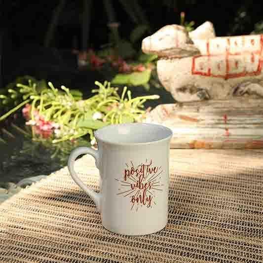 Buy Positive Vibes Only Mug at Vaaree online | Beautiful Mug to choose from