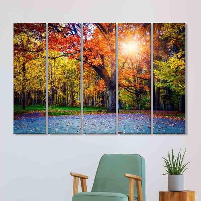 Buy Change Wall Art - Set Of Five Wall Art & Paintings from Vaaree