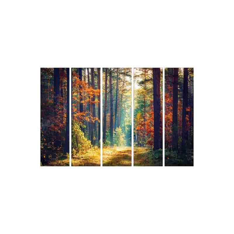 Buy Jungle Wall Art - Set Of Five Wall Art & Paintings from Vaaree