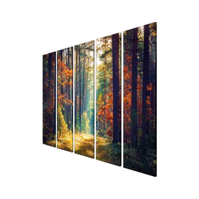 Buy Jungle Wall Art - Set Of Five Wall Art & Paintings from Vaaree