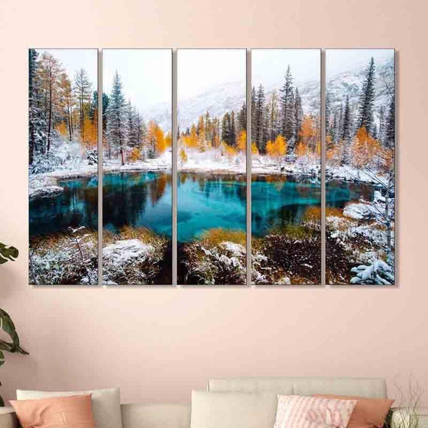 Painting - Manali Wall Art - Set Of Five