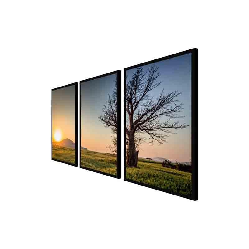 Painting - Sunrise Wall Art - Set Of Three