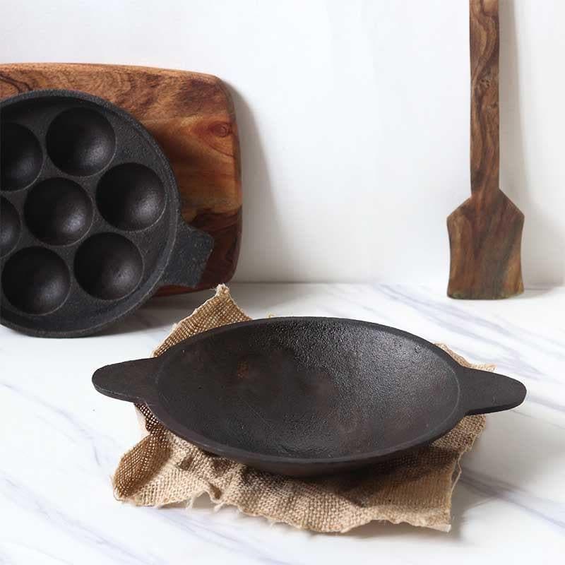 Buy Pan - Epiphany Cast Iron Appam Pan at Vaaree online