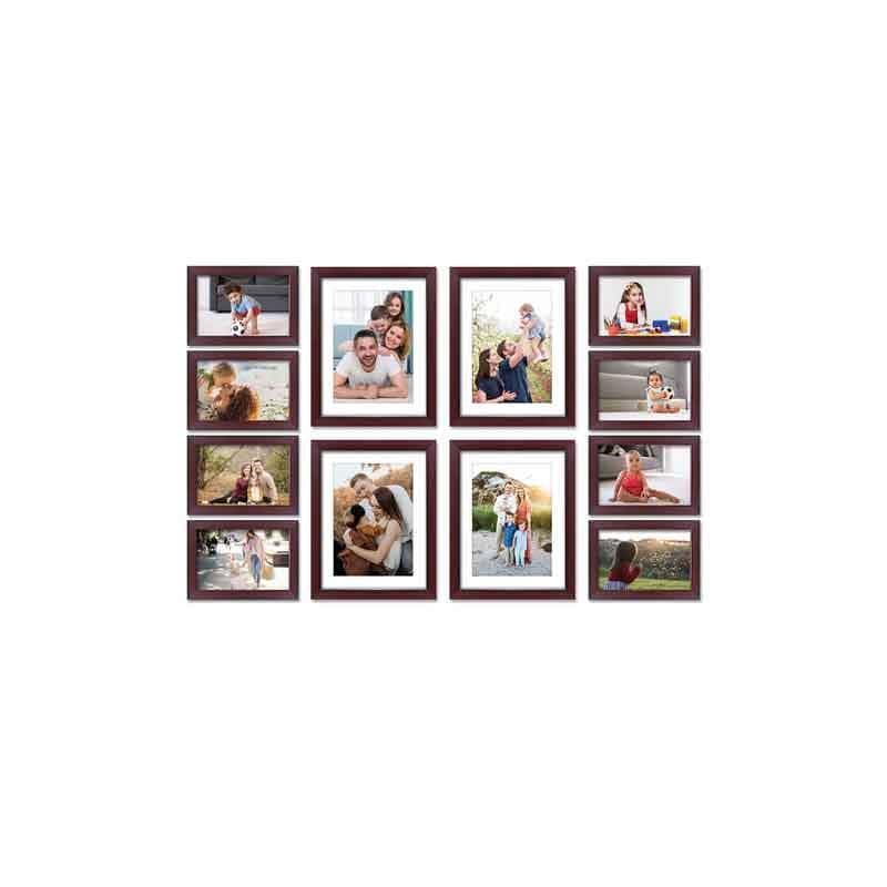 Buy Memories By the Lane Photo Frames - Set Of Twelve Photo Frames from Vaaree