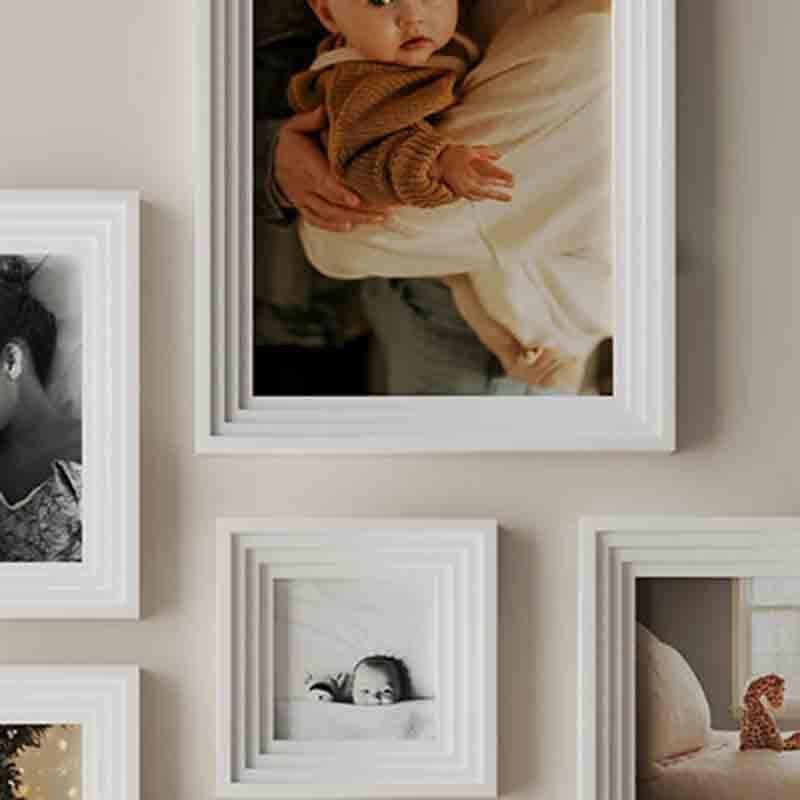 Buy Memories To Rejoice Photo Frames (White) - Set Of Seven Photo Frames from Vaaree