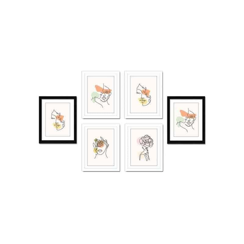 Buy Moments Photo Frames - Set Of Six Photo Frames from Vaaree