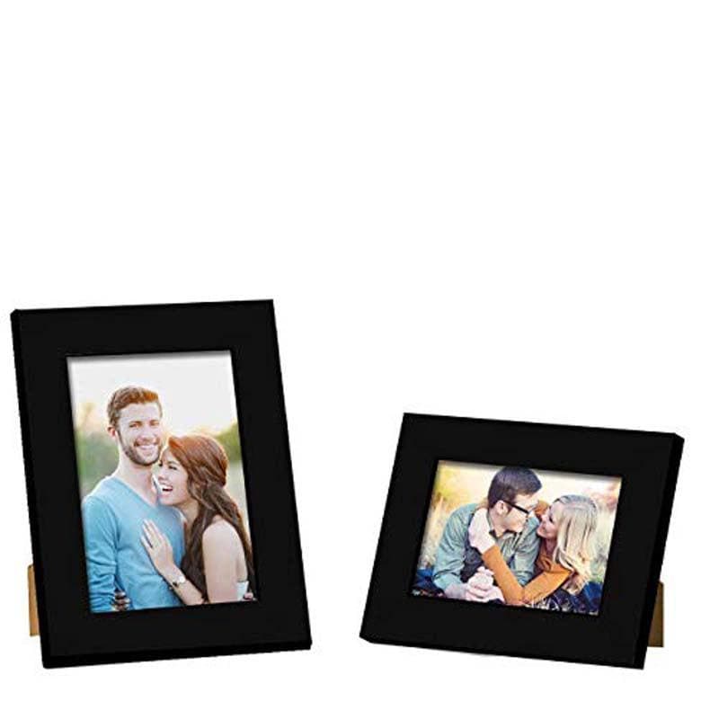 Buy Relive It Photo Frame (Black) - Set Of Two Photo Frames from Vaaree