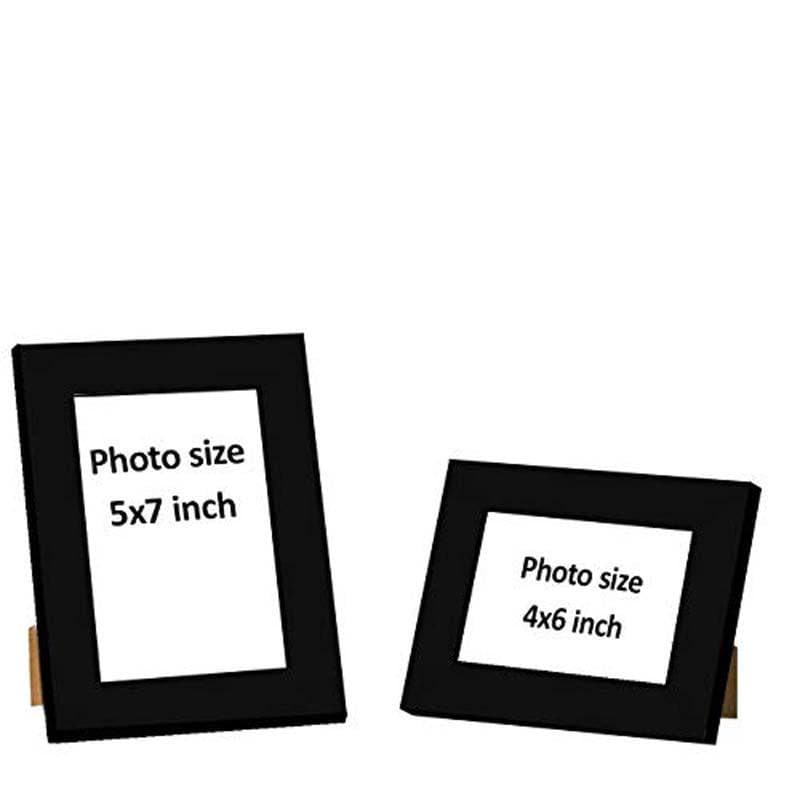 Buy Relive It Photo Frame (Black) - Set Of Two Photo Frames from Vaaree