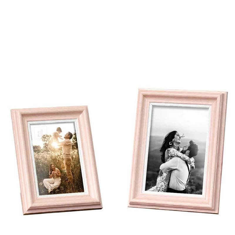 Buy Relive It Photo Frame (Pink) - Set Of Two Photo Frames from Vaaree