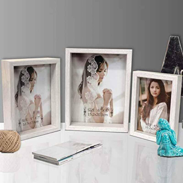 Photo Frames - Relive It Photo Frame (White) - Set Of Three