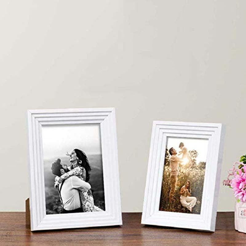 Buy Relive It Photo Frame (White) - Set Of Two Photo Frames from Vaaree