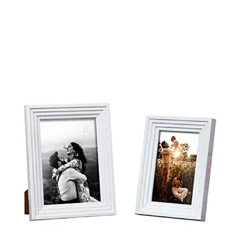 Buy Relive It Photo Frame (White) - Set Of Two Photo Frames from Vaaree