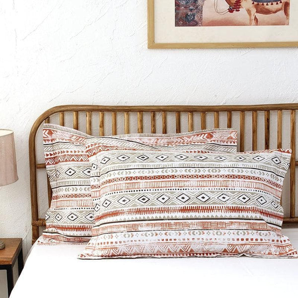 Buy Pillow Covers - Aztec Celebration Pillow Cover- Set Of Two at Vaaree online