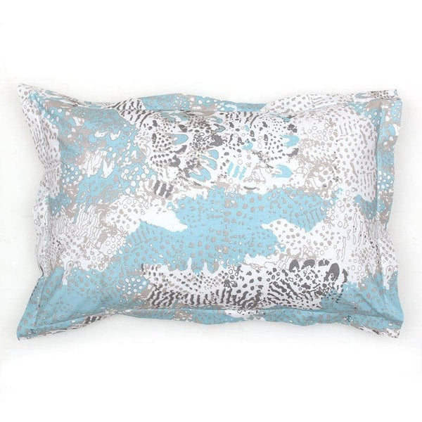 Buy Pillow Covers - Blue Abstract Splatter Pillow Cover- Set Of Two at Vaaree online