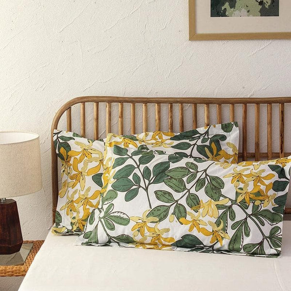 Buy Moringa Pillow Cover - Green Pillow Covers from Vaaree