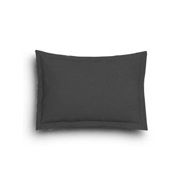 Buy Grey Classic Solid Pillow Cover - Set of Two Pillow Covers from Vaaree