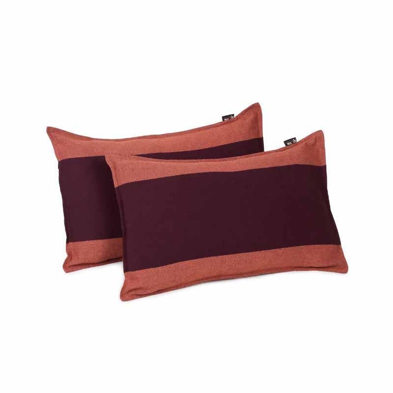 Buy Isla Colourblocked Pillow Cover - Set Of Two Pillow Covers from Vaaree