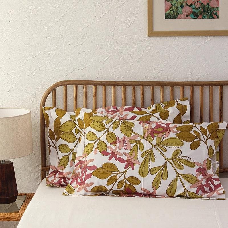 Buy Moringa Pillow Cover - Pink Pillow Covers from Vaaree