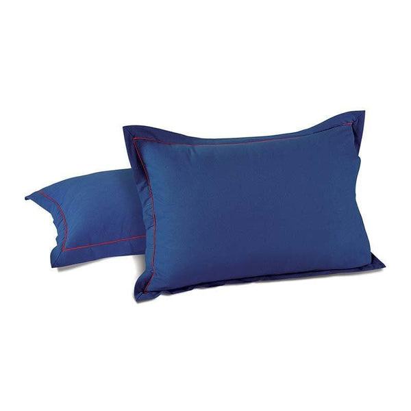 Pillow Covers - Solid Blue Pillow Cover -Set Of Two