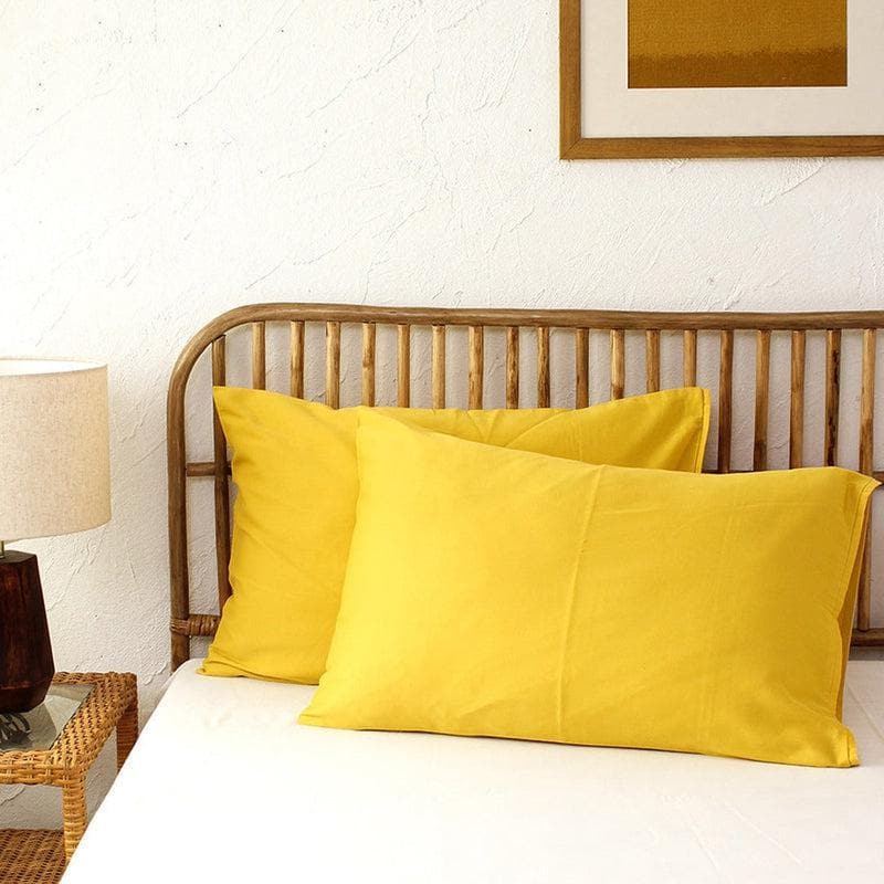 Buy Piyambu Pillow Cover - Yellow Pillow Covers from Vaaree