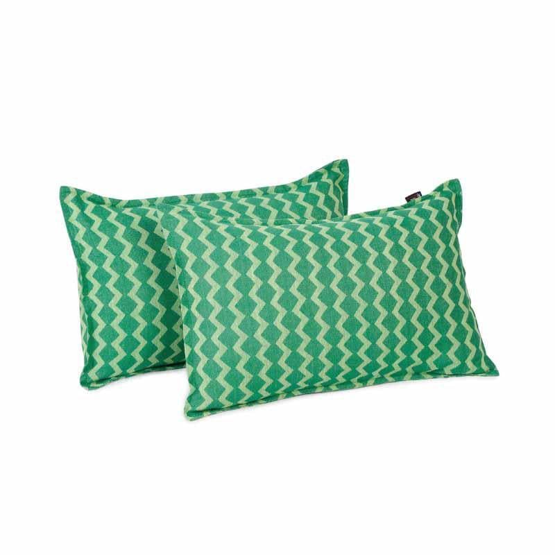 Pillow Covers - Wiggly Zig-Zag Pillow Cover - Set Of Two