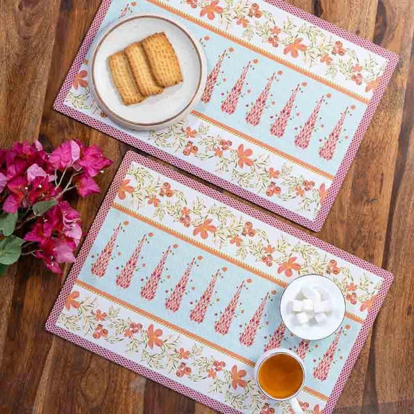 Buy Magnate Mughal Placemats - Set Of Two Table Mats from Vaaree