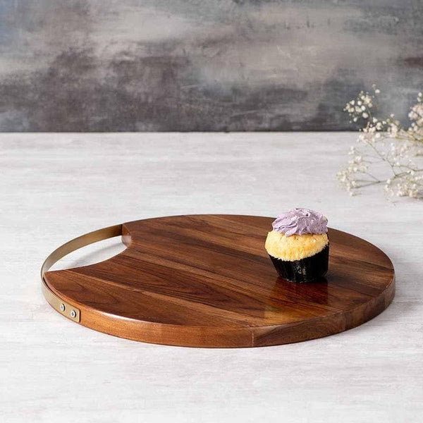 Buy Ebony Platter - Gold Platter from Vaaree