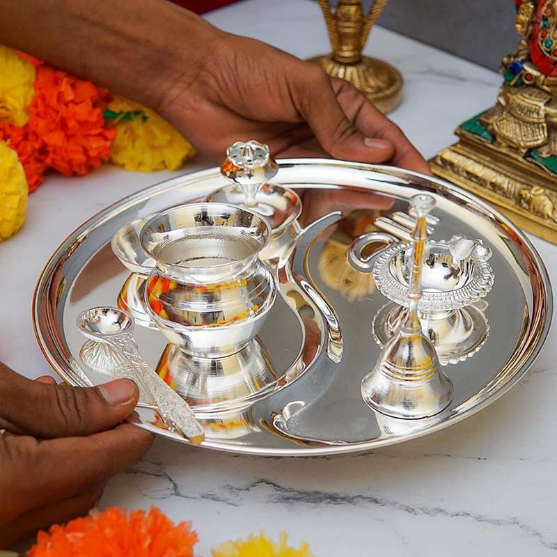 Buy Sampoorna Pooja Thaali Pooja Thali & Sets from Vaaree