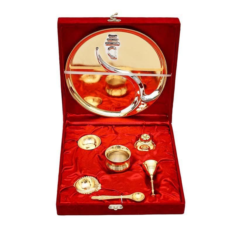 Buy Shubh Pooja Thaali Pooja Thali & Sets from Vaaree