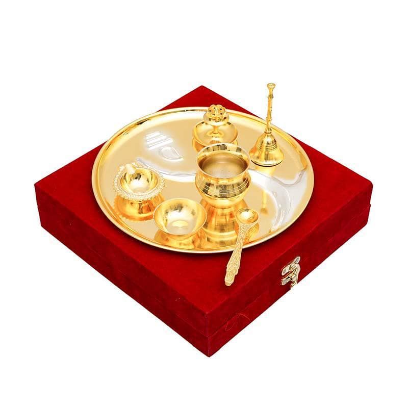 Buy Shubh Pooja Thaali Pooja Thali & Sets from Vaaree