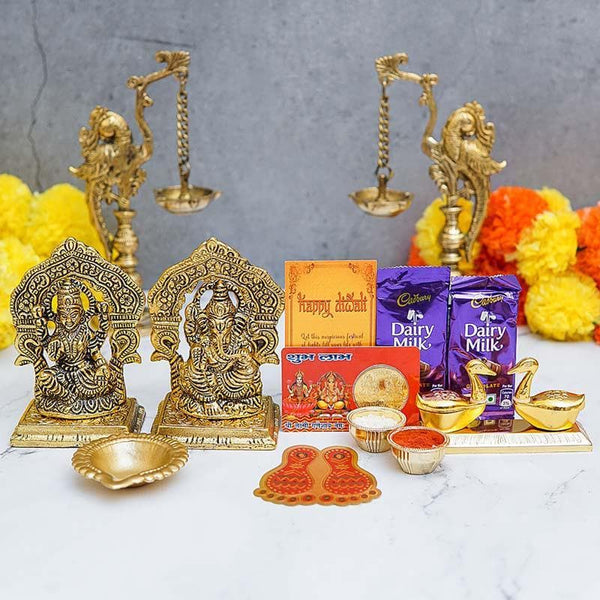 Buy Subah Labh Diwali Set Pooja Thali & Sets from Vaaree