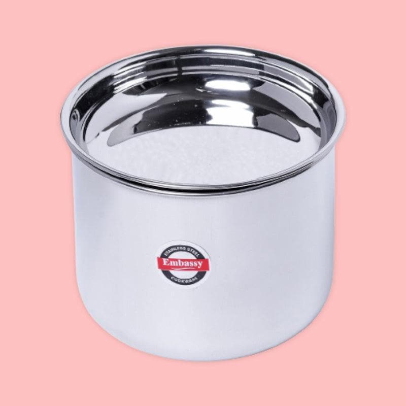 Buy Halcyon Stainless Steel Pateela - 1500 ML / 5 Inches Pateela from Vaaree