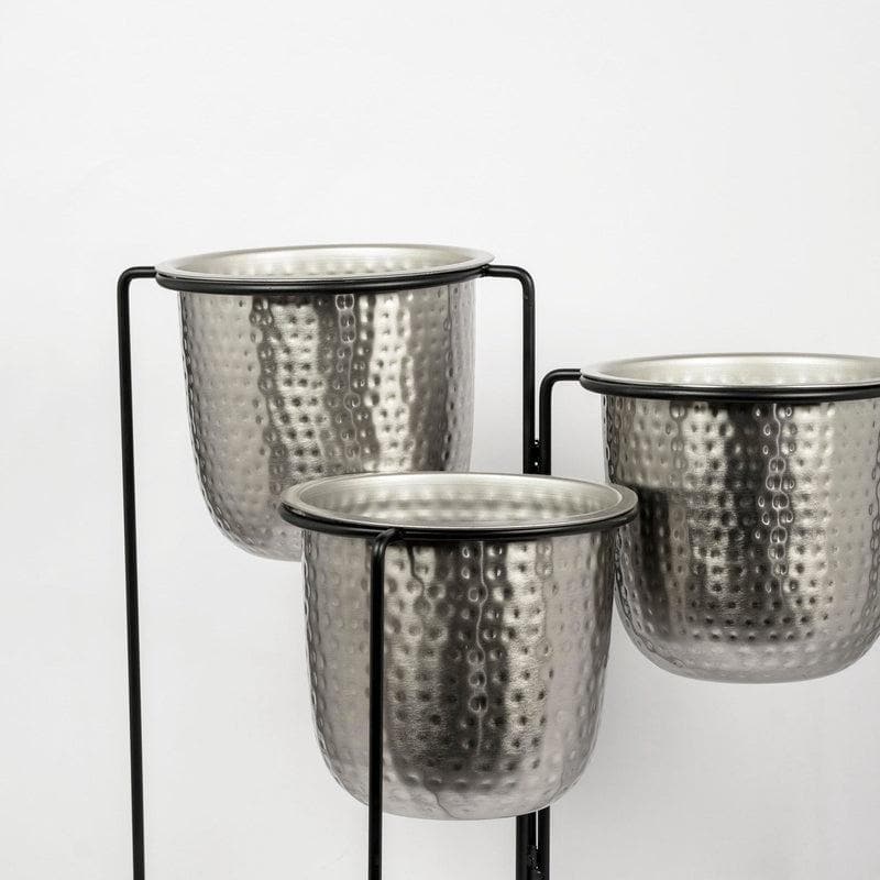 Buy Brazen Silver Nested Planters Pots & Planters from Vaaree