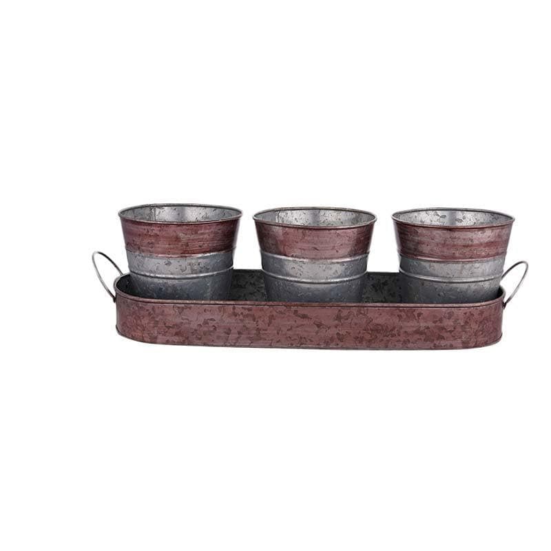 Buy Clay Turf Planter Set Pots & Planters from Vaaree