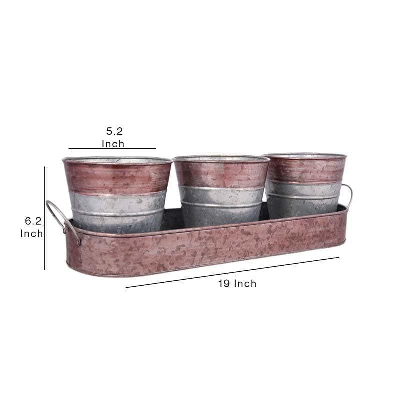 Buy Clay Turf Planter Set Pots & Planters from Vaaree