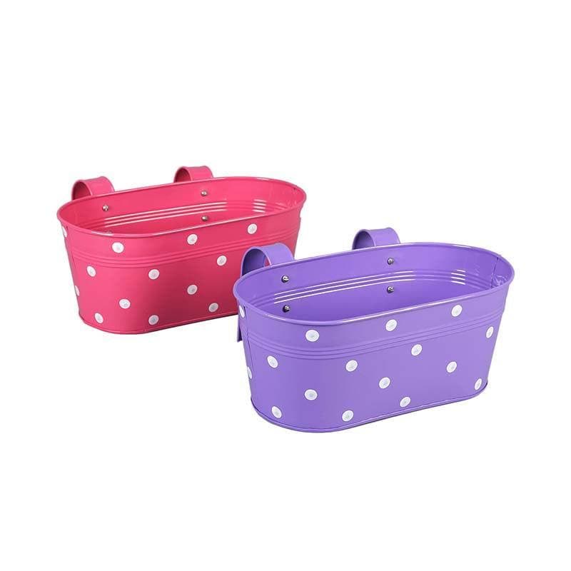 Buy Colour Me Bright Planter Set- Pink/Purple Pots & Planters from Vaaree