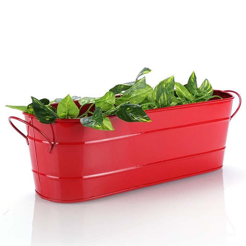 Buy Grow Greens Planter- Red Pots & Planters from Vaaree