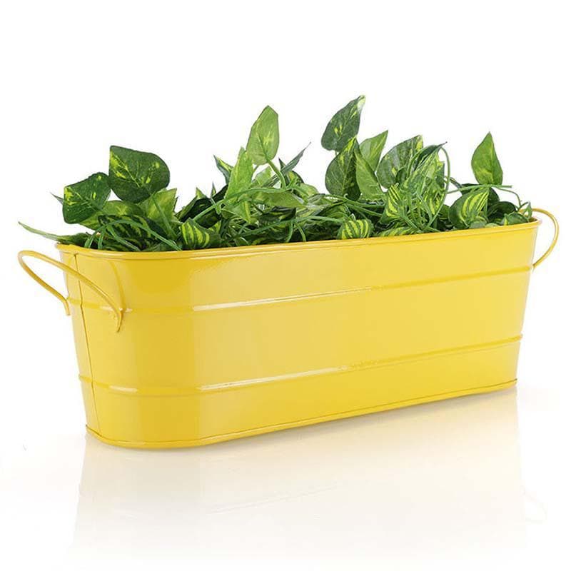 Buy Grow Greens Planter- Yellow Pots & Planters from Vaaree