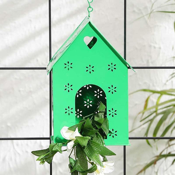 Buy Hello Birds Green Birdhouse- Green Pots & Planters from Vaaree