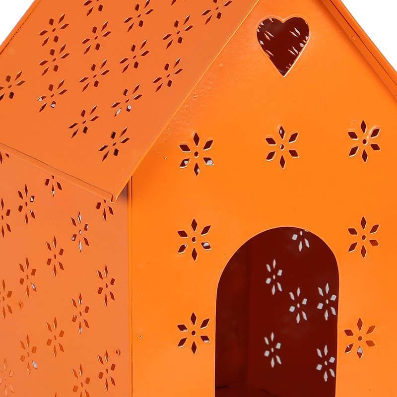 Buy Hello Birds Green Birdhouse- Orange Pots & Planters from Vaaree