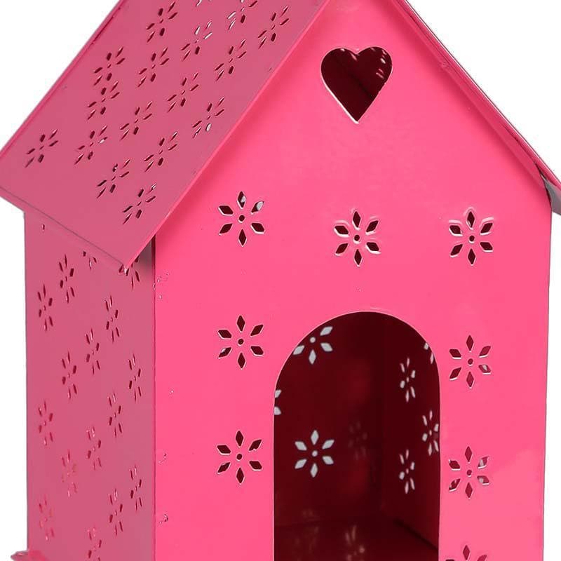 Buy Hello Birds Green Birdhouse- Pink Pots & Planters from Vaaree