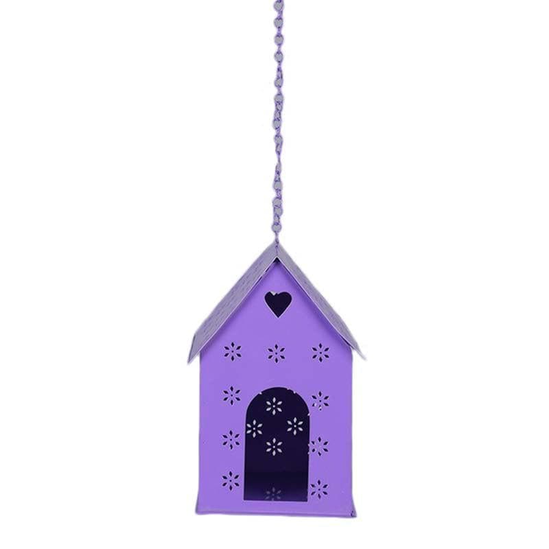 Buy Hello Birds Green Birdhouse- Purple Pots & Planters from Vaaree