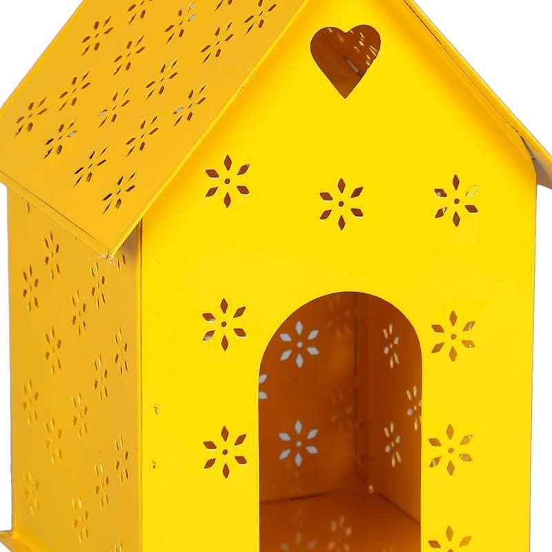 Buy Hello Birds Green Birdhouse- Yellow Pots & Planters from Vaaree