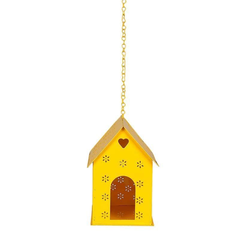 Buy Hello Birds Green Birdhouse- Yellow Pots & Planters from Vaaree