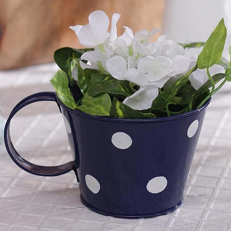 Buy Mini Mug Planter- Blue Pots & Planters from Vaaree