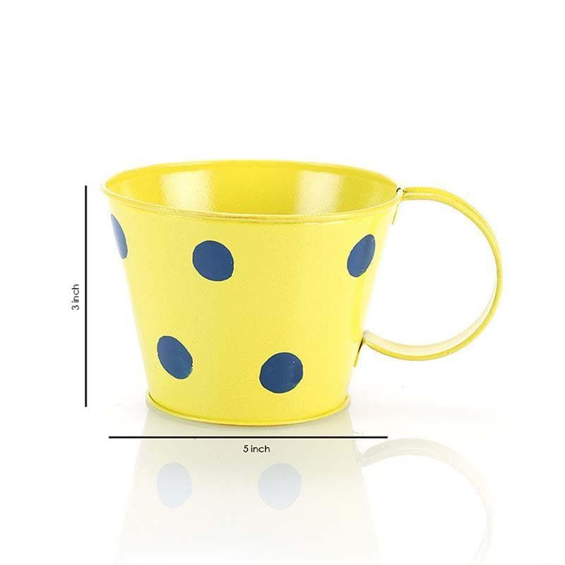 Buy Mini Mug Planter- Yellow Pots & Planters from Vaaree